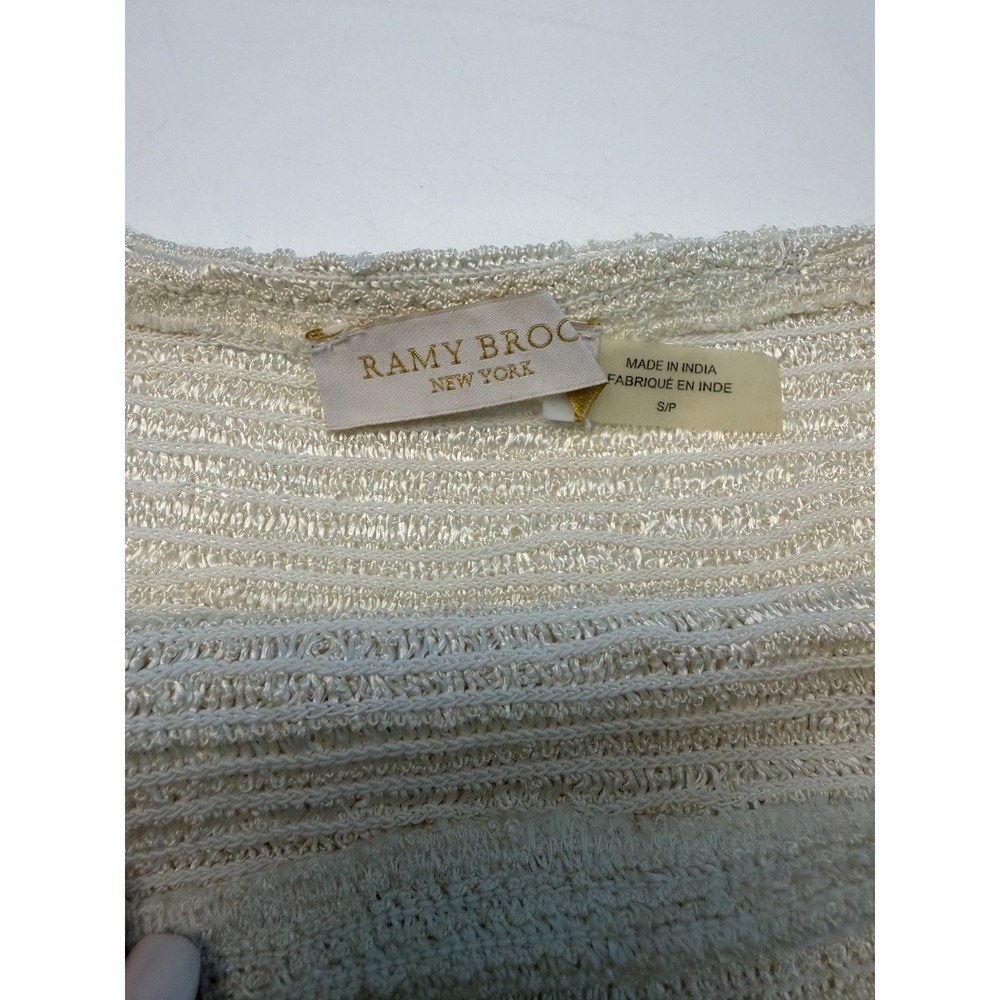 Ramy Brook | Mini Skirt Size S In Creme and Gold - Picture 7 of 7